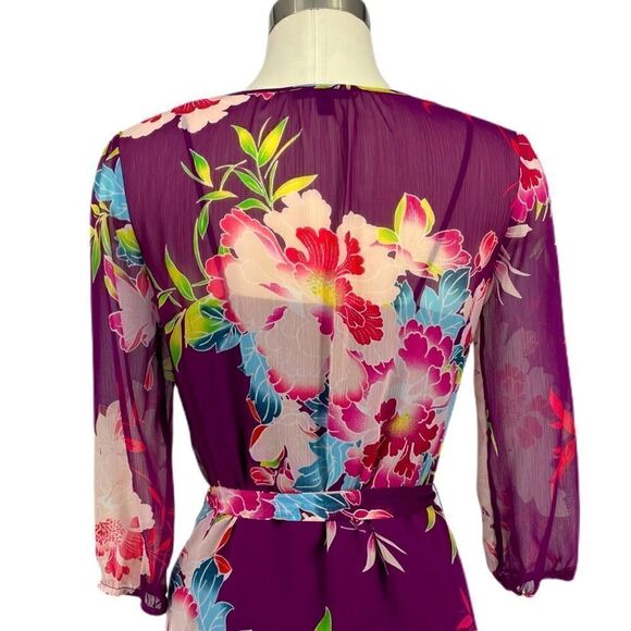 EXPRESS Floral Blouse Dress - Picture 6 of 11